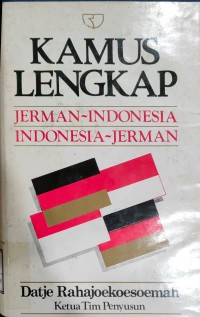 Kamus Lengkap Jerman - Indonesia Indonesia - Jerman